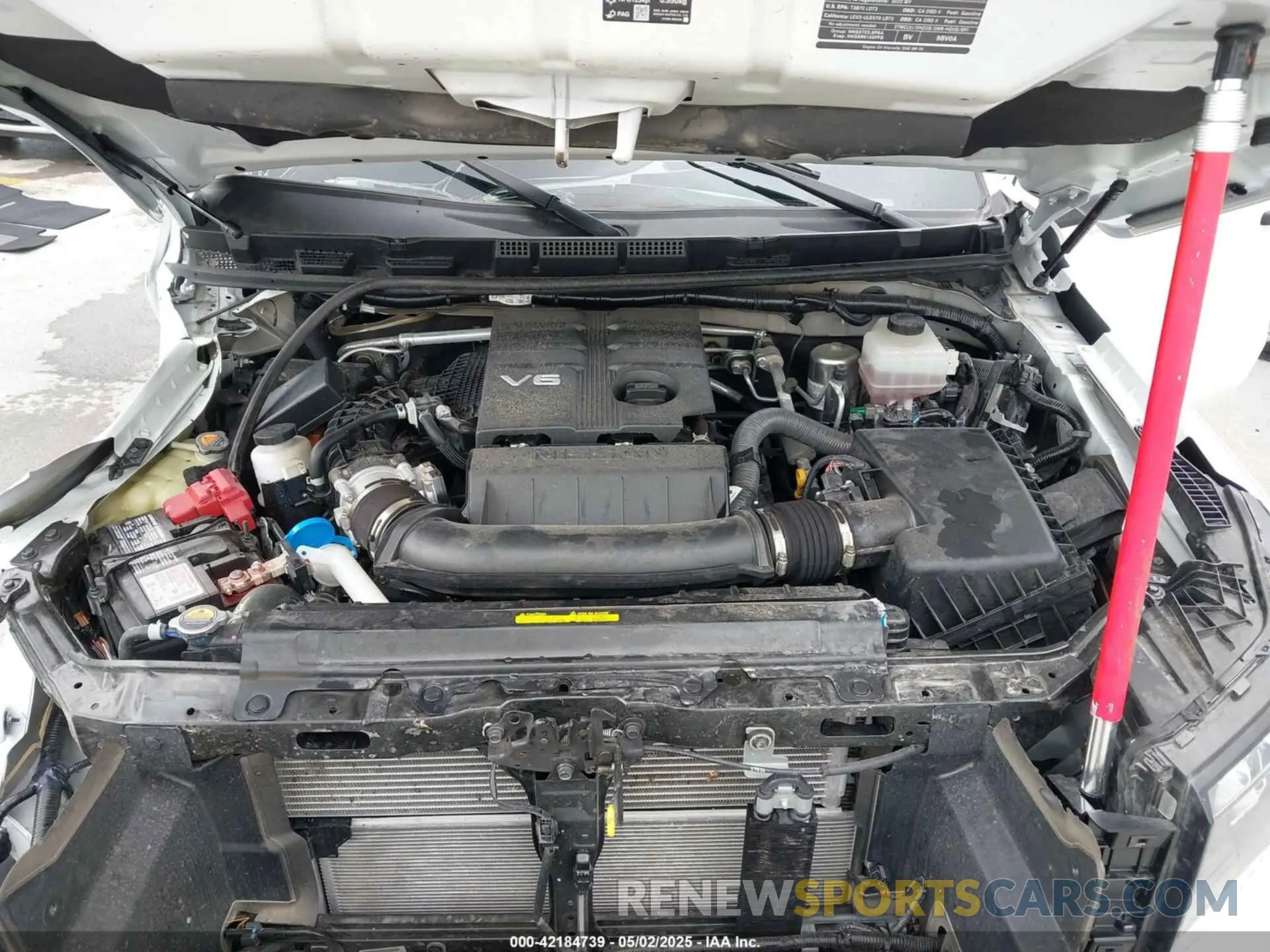 10 Photograph of a damaged car 1N6ED1EJ4NN696435 NISSAN FRONTIER 2022