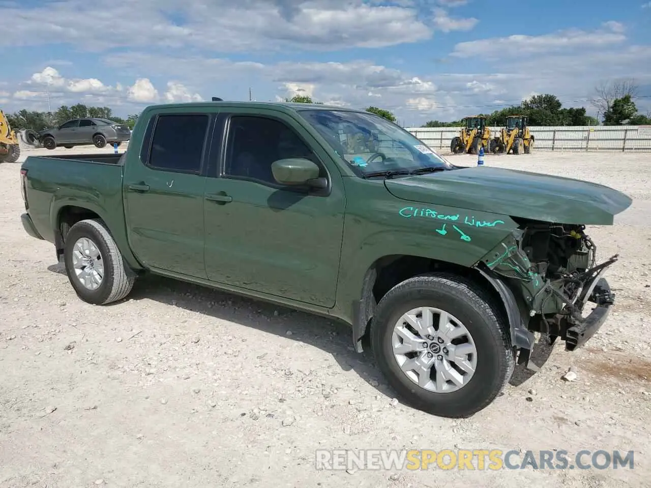 4 Фотография поврежденного автомобиля 1N6ED1EJ5NN625454 NISSAN FRONTIER 2022
