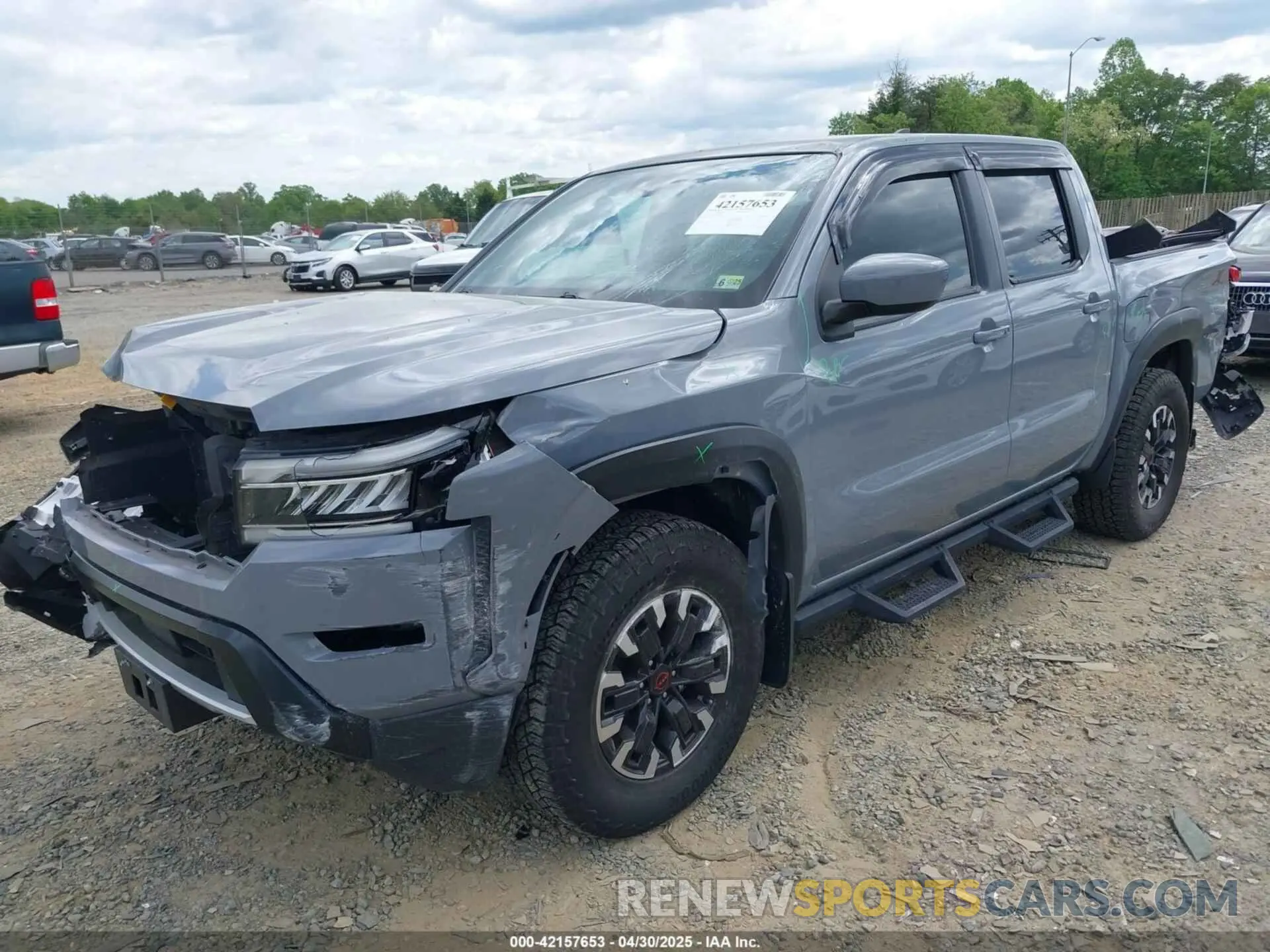 2 Photograph of a damaged car 1N6ED1EJ6NN648760 NISSAN FRONTIER 2022
