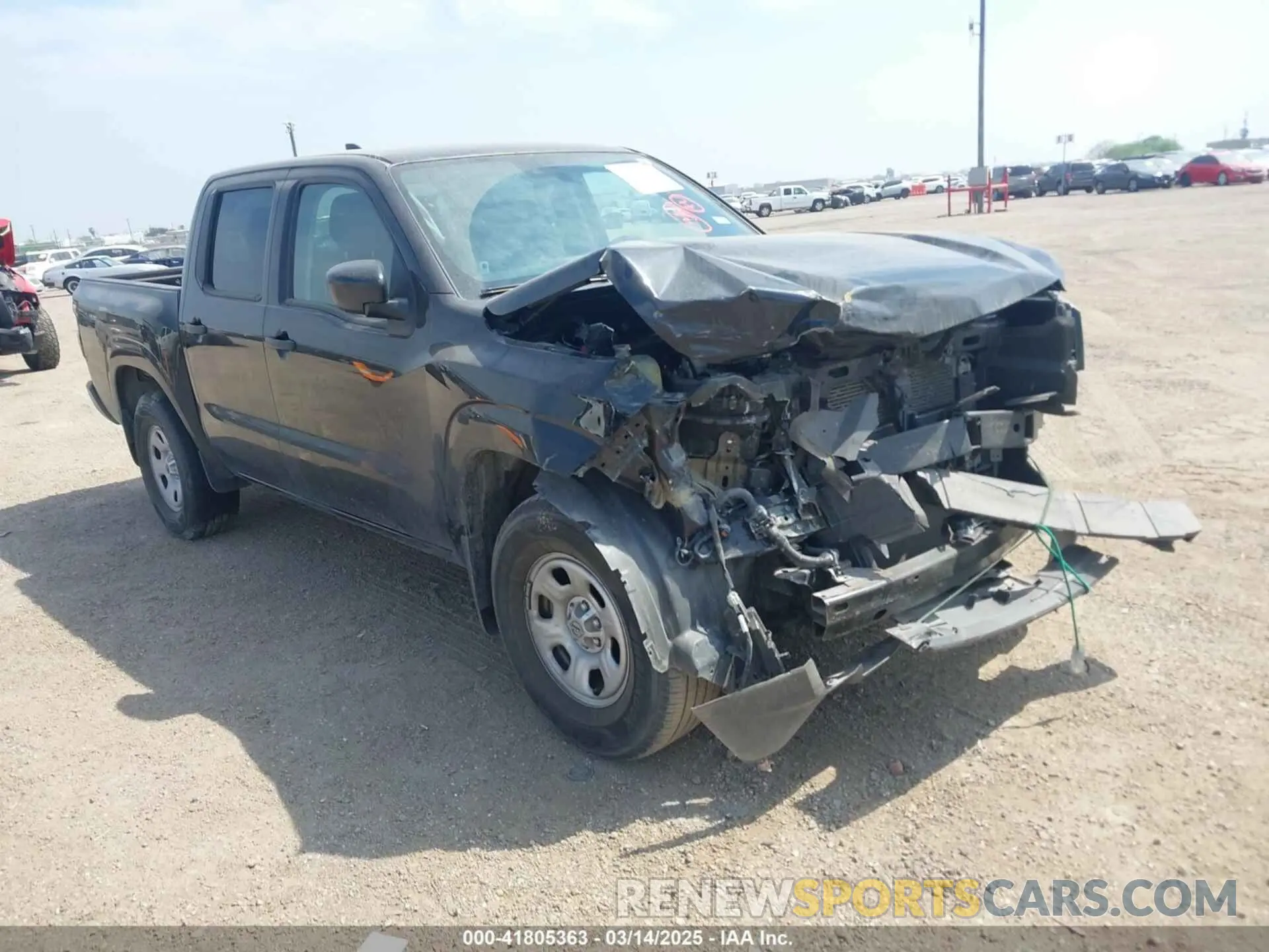 1 Photograph of a damaged car 1N6ED1EJ7NN611393 NISSAN FRONTIER 2022