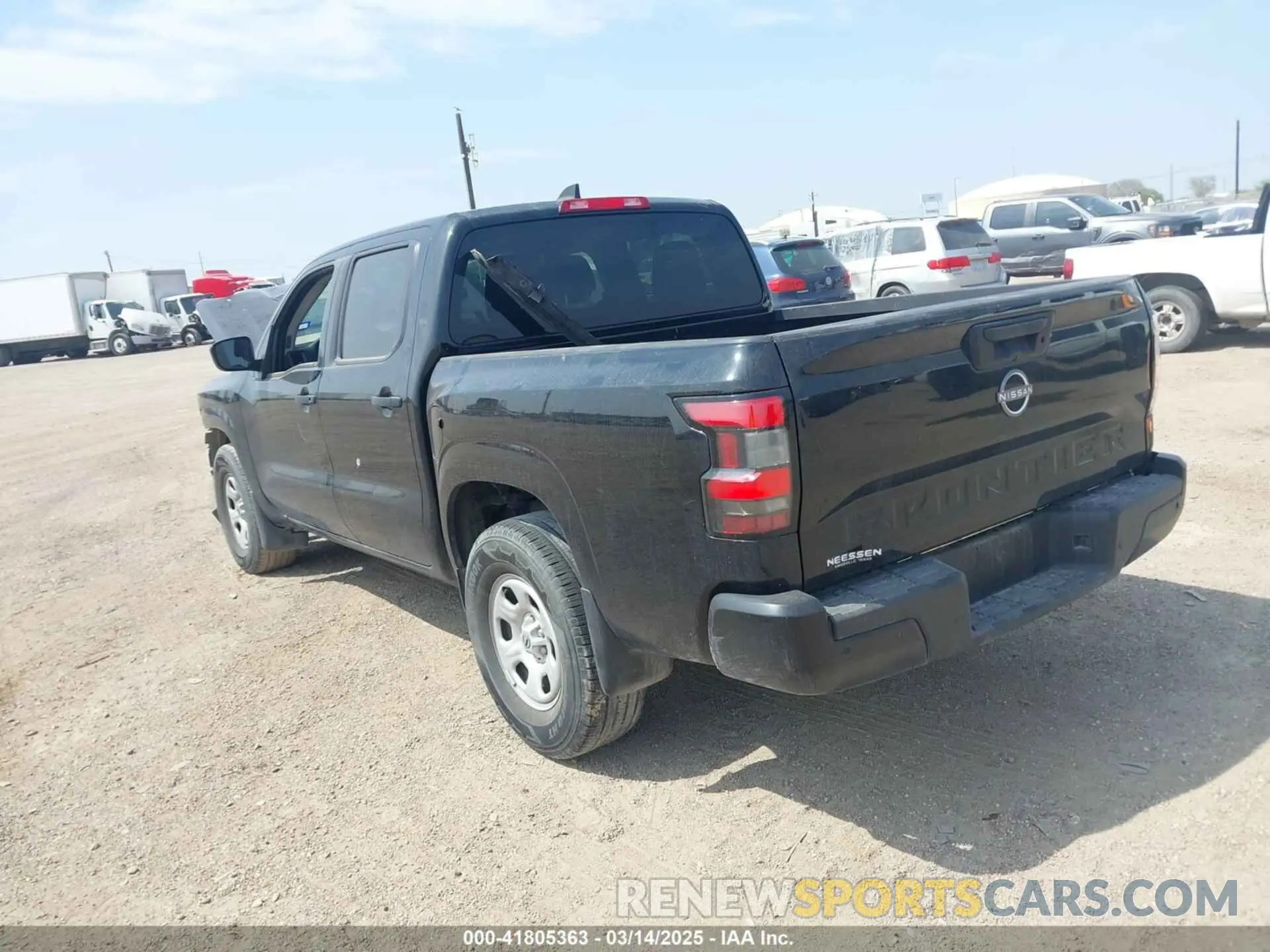 3 Photograph of a damaged car 1N6ED1EJ7NN611393 NISSAN FRONTIER 2022
