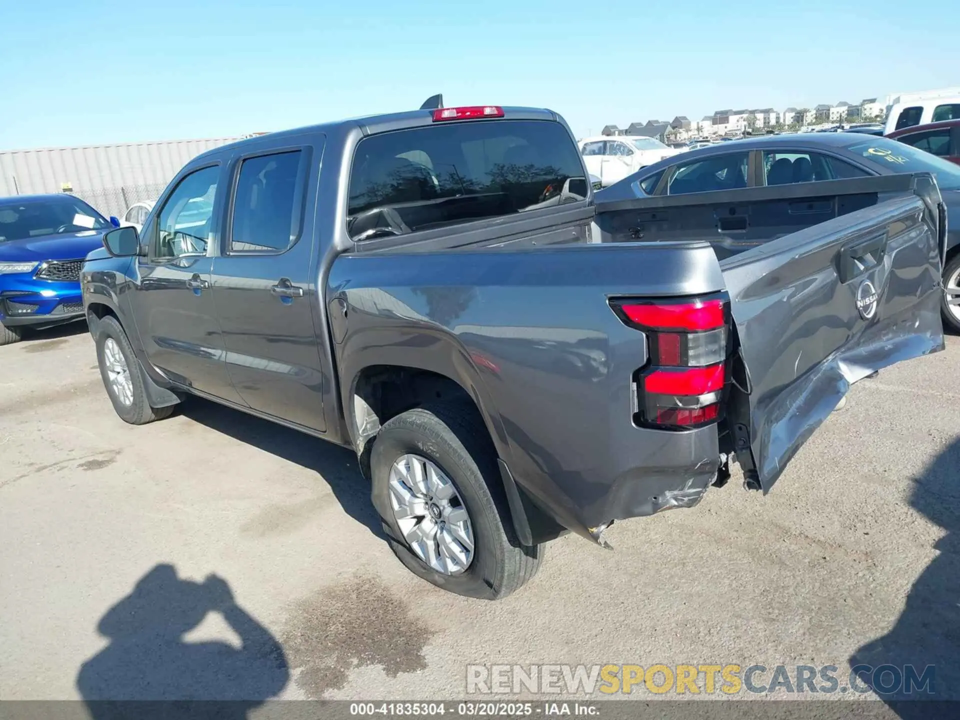 3 Photograph of a damaged car 1N6ED1EJ8NN657041 NISSAN FRONTIER 2022