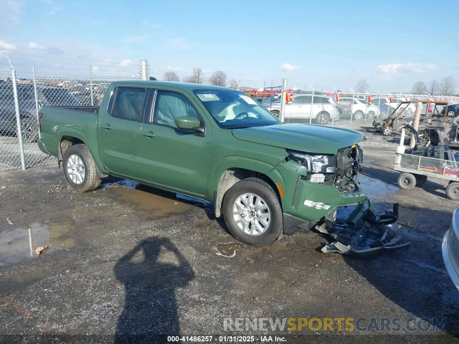 1 Photograph of a damaged car 1N6ED1EJ9NN608138 NISSAN FRONTIER 2022