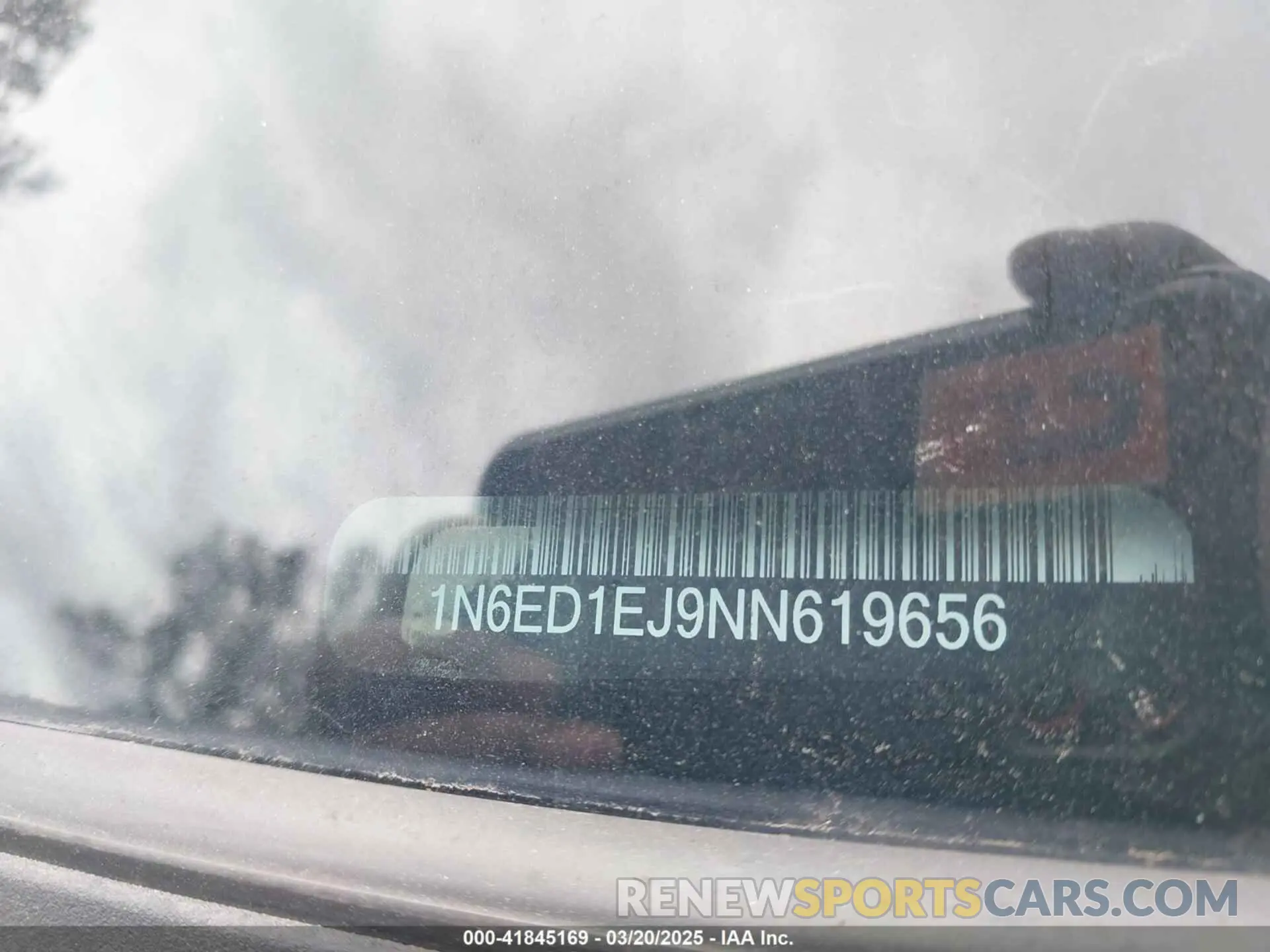 9 Photograph of a damaged car 1N6ED1EJ9NN619656 NISSAN FRONTIER 2022