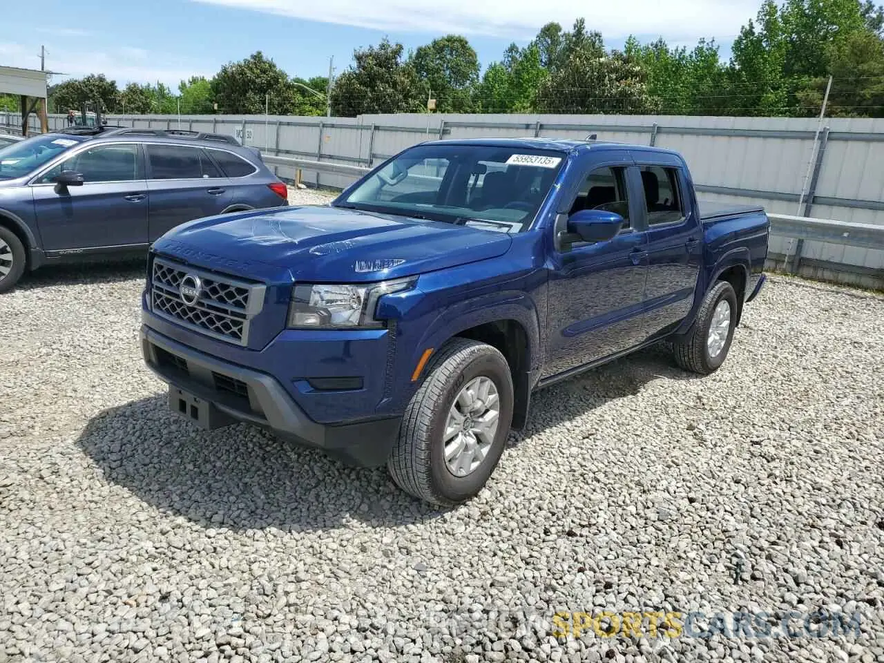 1 Фотография поврежденного автомобиля 1N6ED1EJ9NN686872 NISSAN FRONTIER 2022