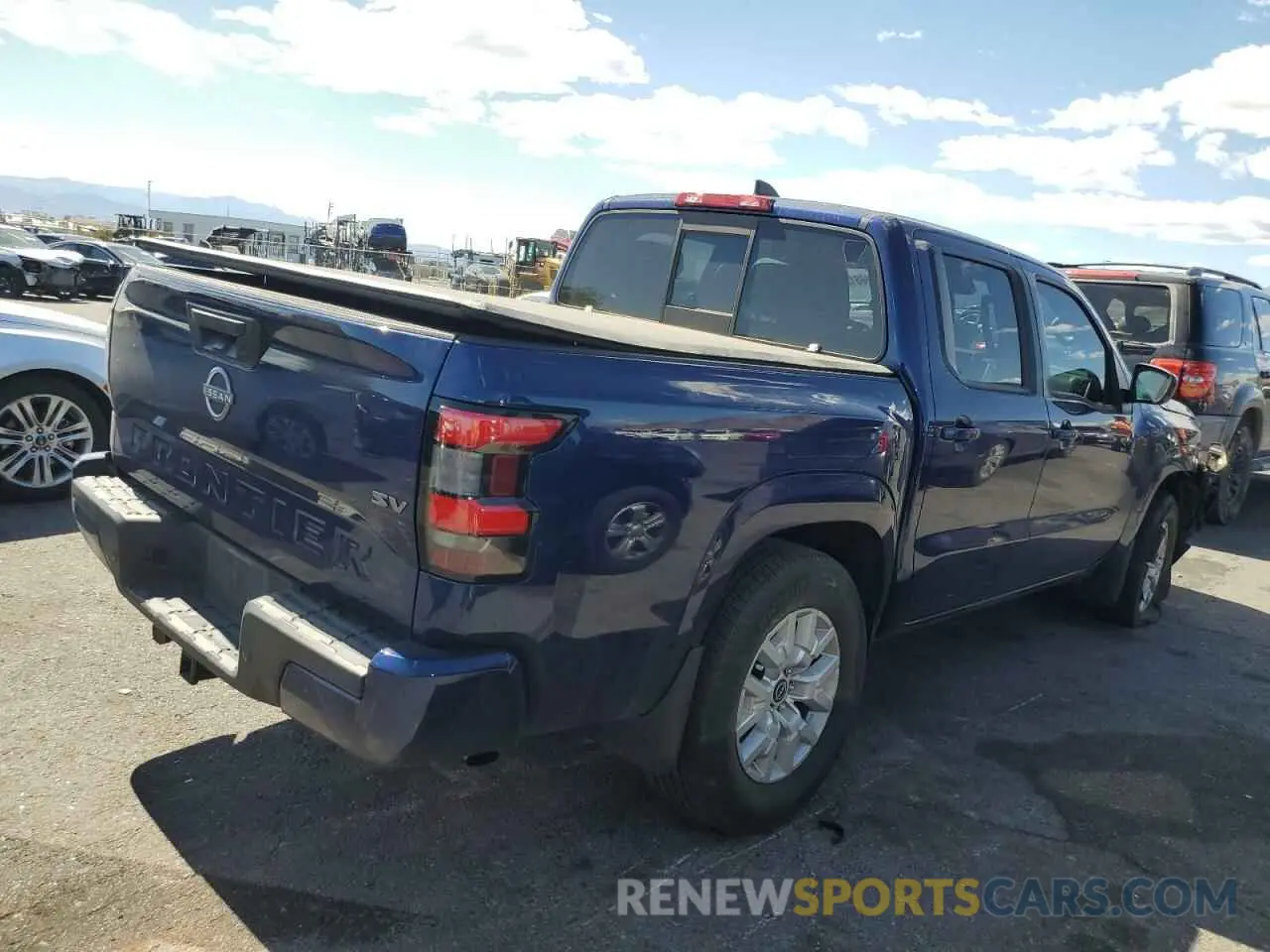 3 Photograph of a damaged car 1N6ED1EJXNN615051 NISSAN FRONTIER 2022