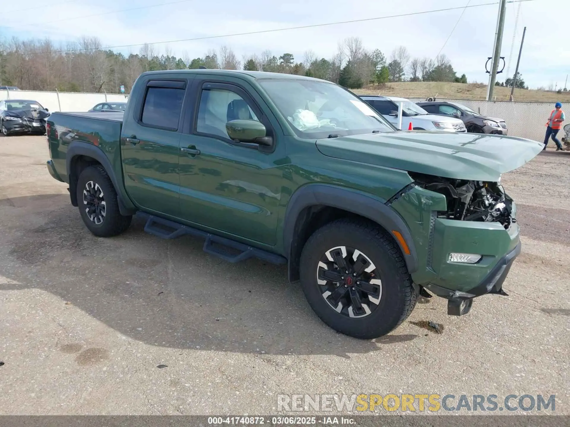 1 Photograph of a damaged car 1N6ED1EJXNN628236 NISSAN FRONTIER 2022