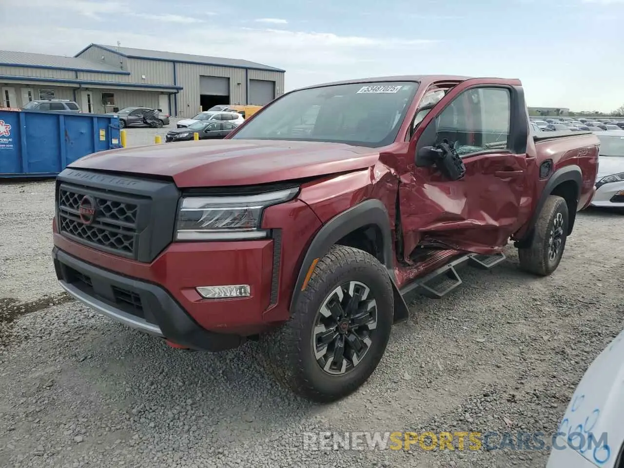 1 Фотография поврежденного автомобиля 1N6ED1EK5NN615354 NISSAN FRONTIER 2022