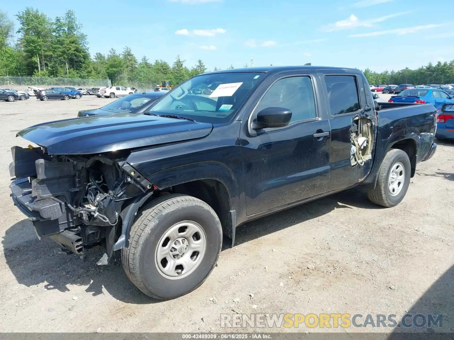 2 Photograph of a damaged car 1N6ED1EK6NN630445 NISSAN FRONTIER 2022