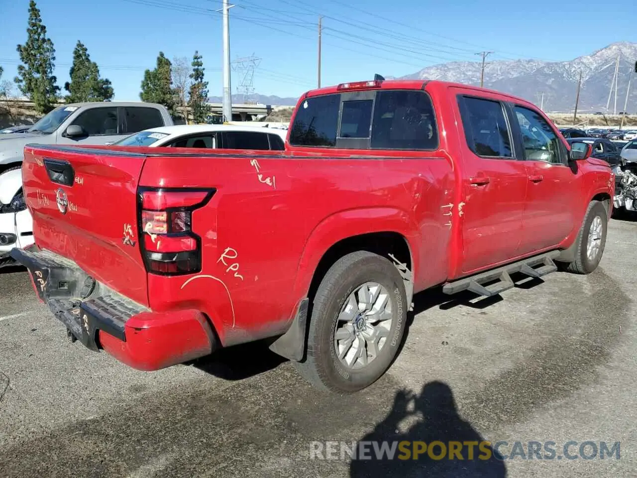 3 Photograph of a damaged car 1N6ED1FJ0NN604848 NISSAN FRONTIER 2022