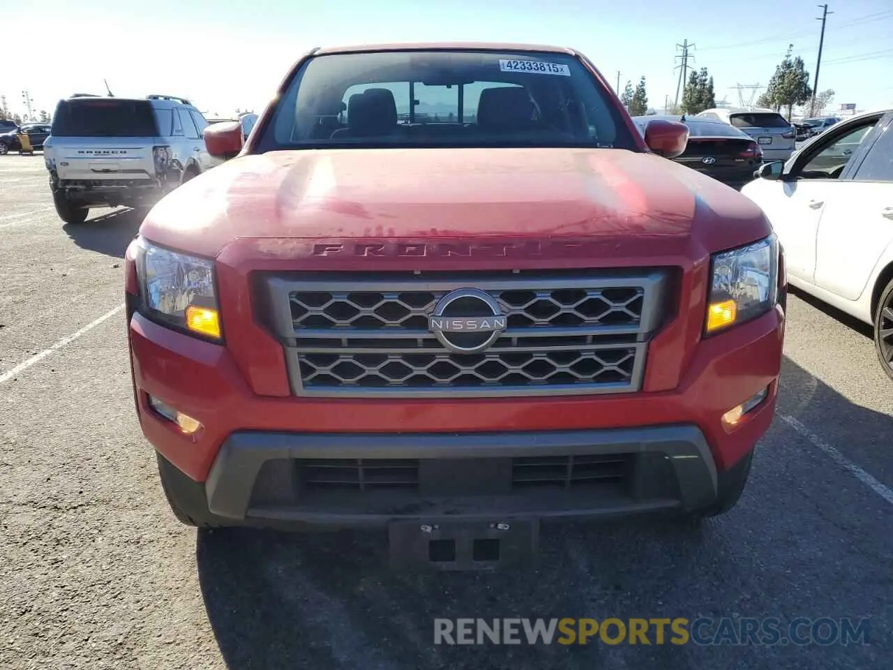 5 Photograph of a damaged car 1N6ED1FJ0NN604848 NISSAN FRONTIER 2022