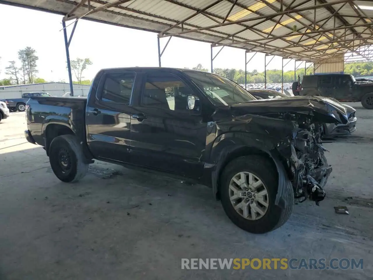 4 Photograph of a damaged car 1N6ED1EJXPN606627 NISSAN FRONTIER 2023