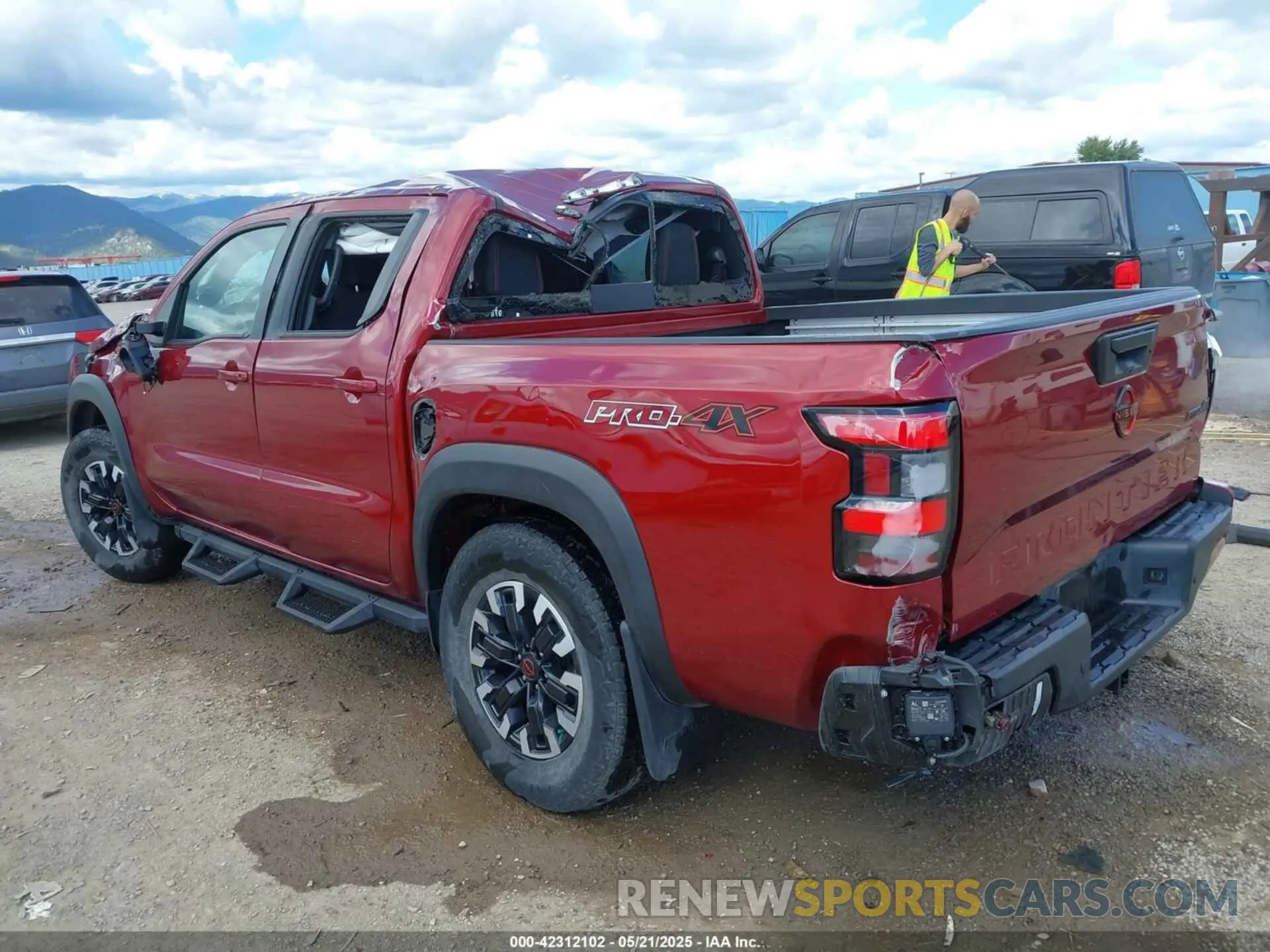 3 Фотография поврежденного автомобиля 1N6ED1EK0PN661256 NISSAN FRONTIER 2023