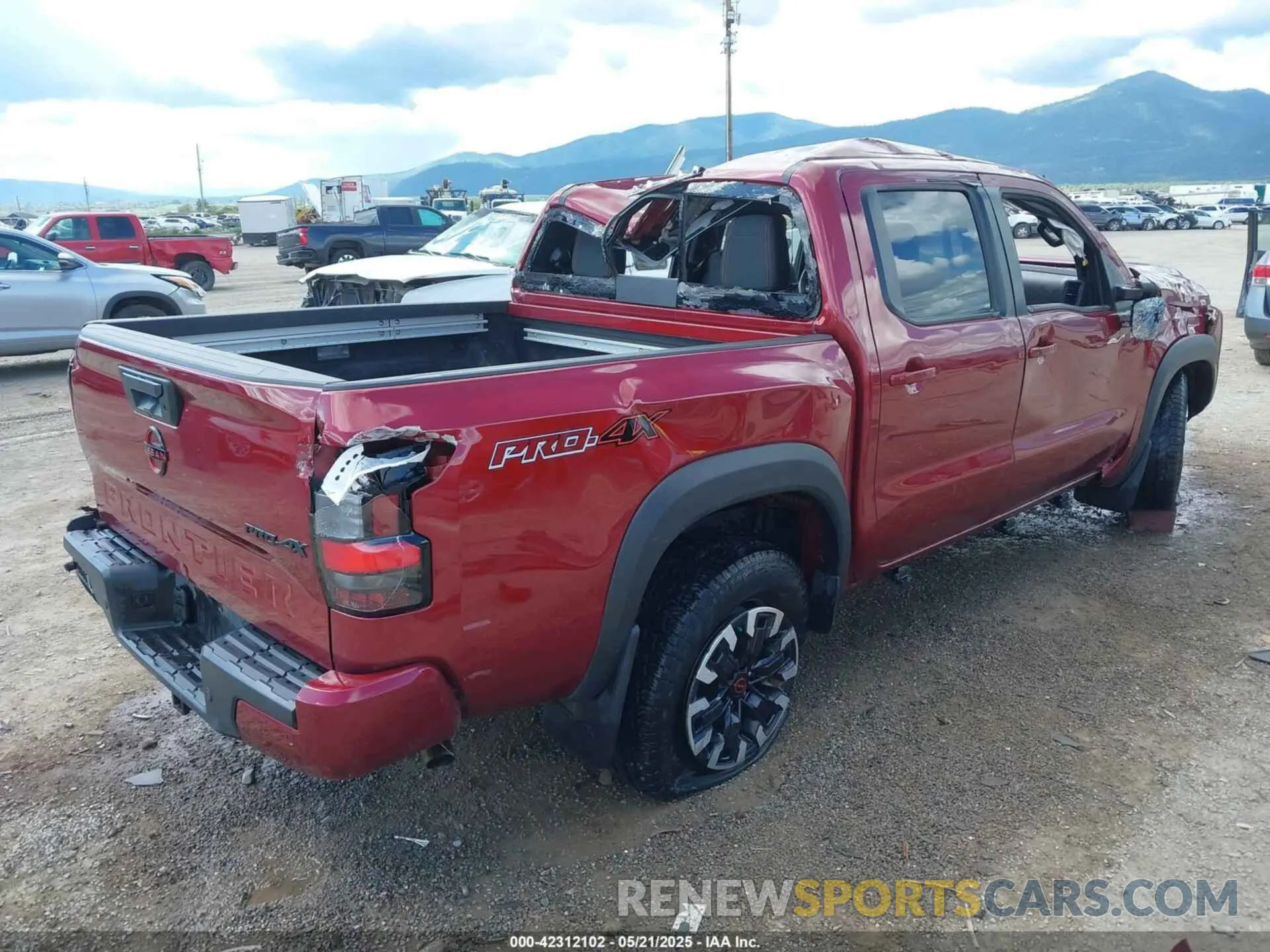 4 Фотография поврежденного автомобиля 1N6ED1EK0PN661256 NISSAN FRONTIER 2023