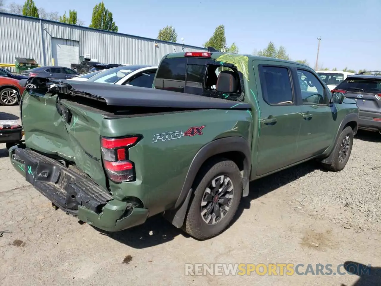 3 Photograph of a damaged car 1N6ED1EK1PN660195 NISSAN FRONTIER 2023