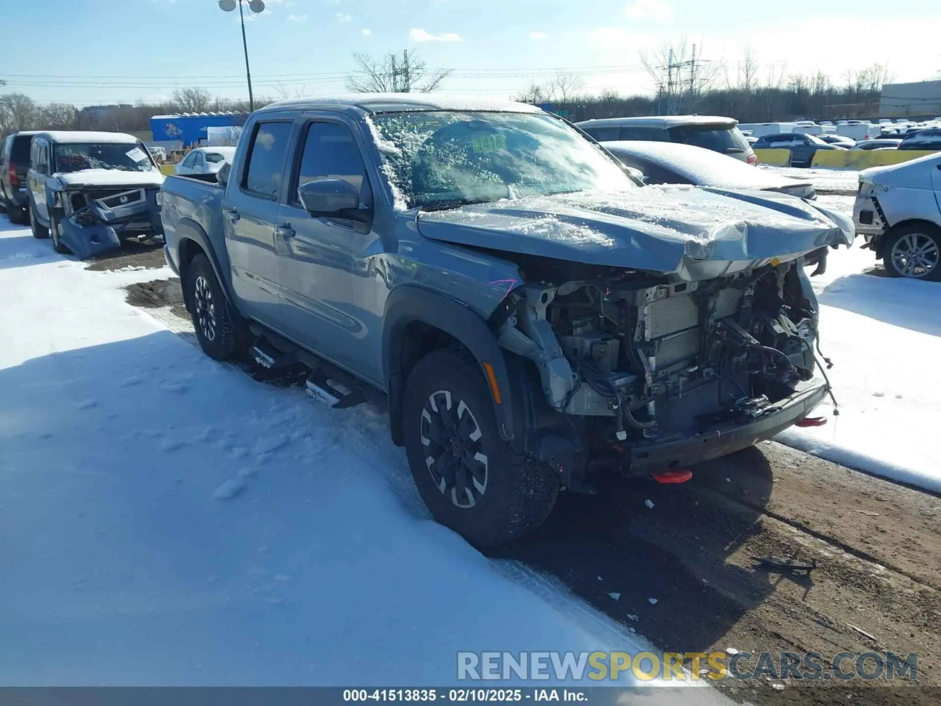 1 Photograph of a damaged car 1N6ED1EK6PN653100 NISSAN FRONTIER 2023