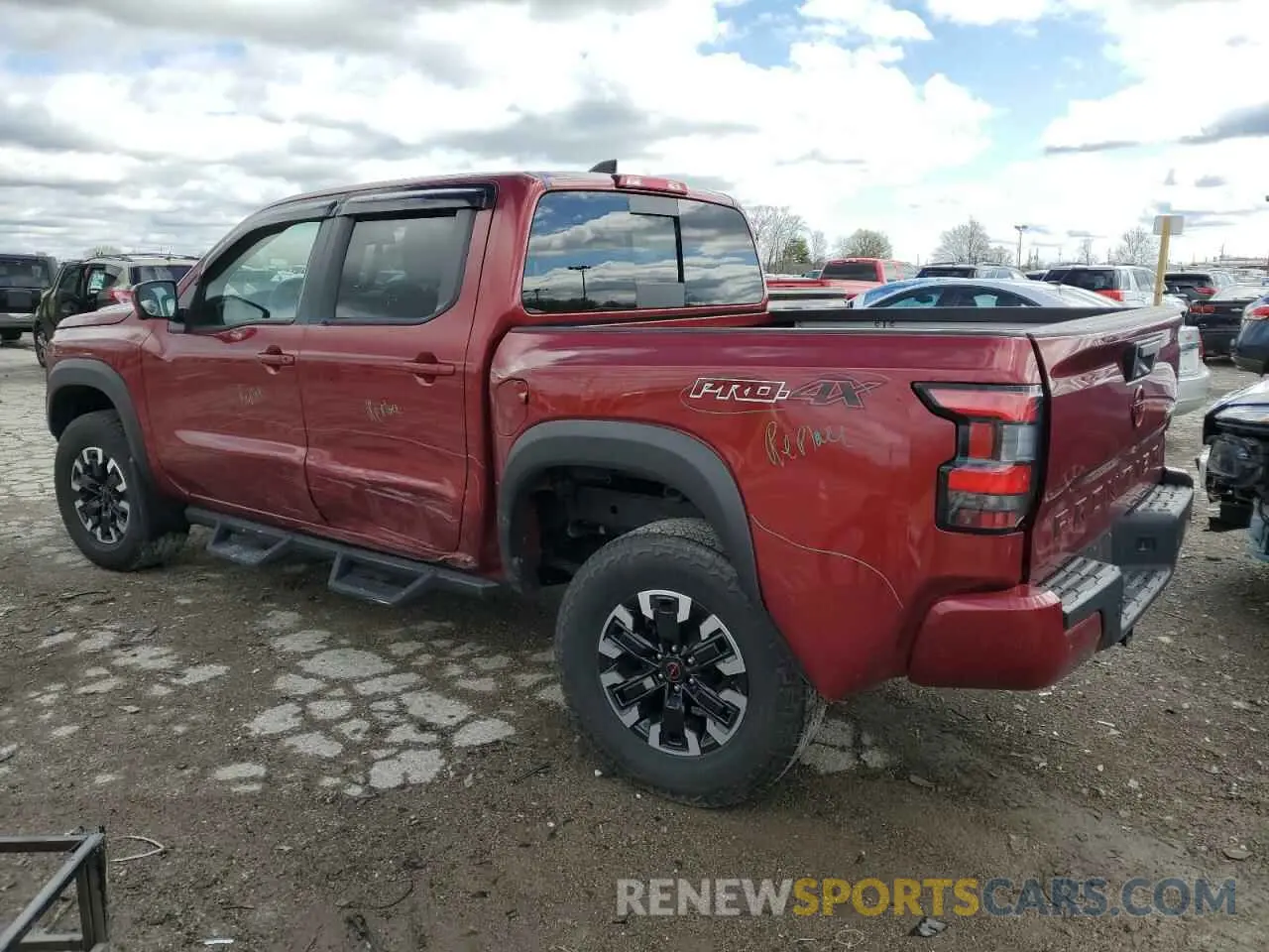 2 Photograph of a damaged car 1N6ED1EK7PN640078 NISSAN FRONTIER 2023