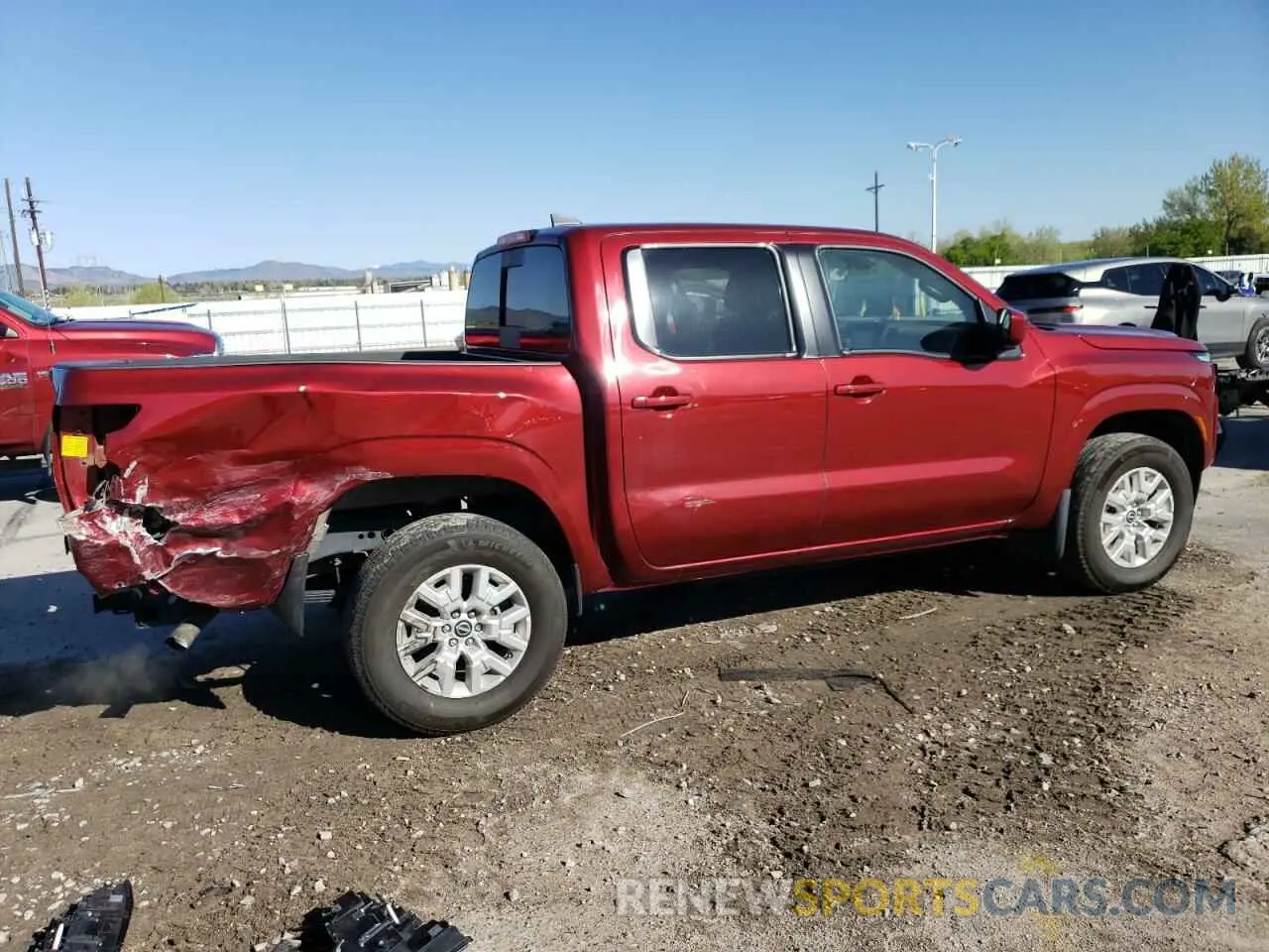 3 Фотография поврежденного автомобиля 1N6ED1EK8PN610071 NISSAN FRONTIER 2023