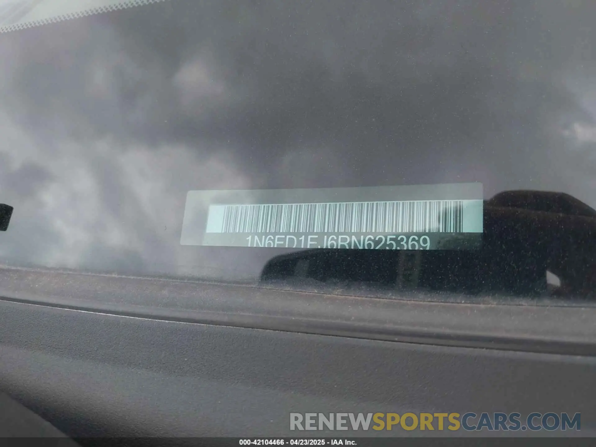 9 Photograph of a damaged car 1N6ED1EJ6RN625369 NISSAN FRONTIER 2024