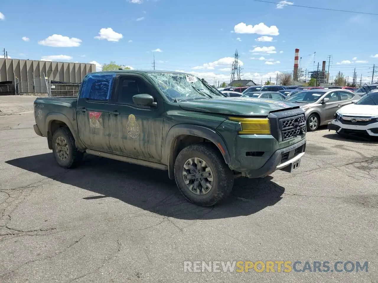 4 Photograph of a damaged car 1N6ED1EK9RN623429 NISSAN FRONTIER 2024