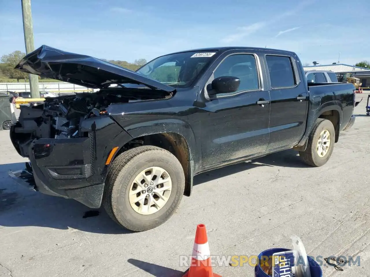 1 Photograph of a damaged car 1N6ED1EK5SN607296 NISSAN FRONTIER 2025
