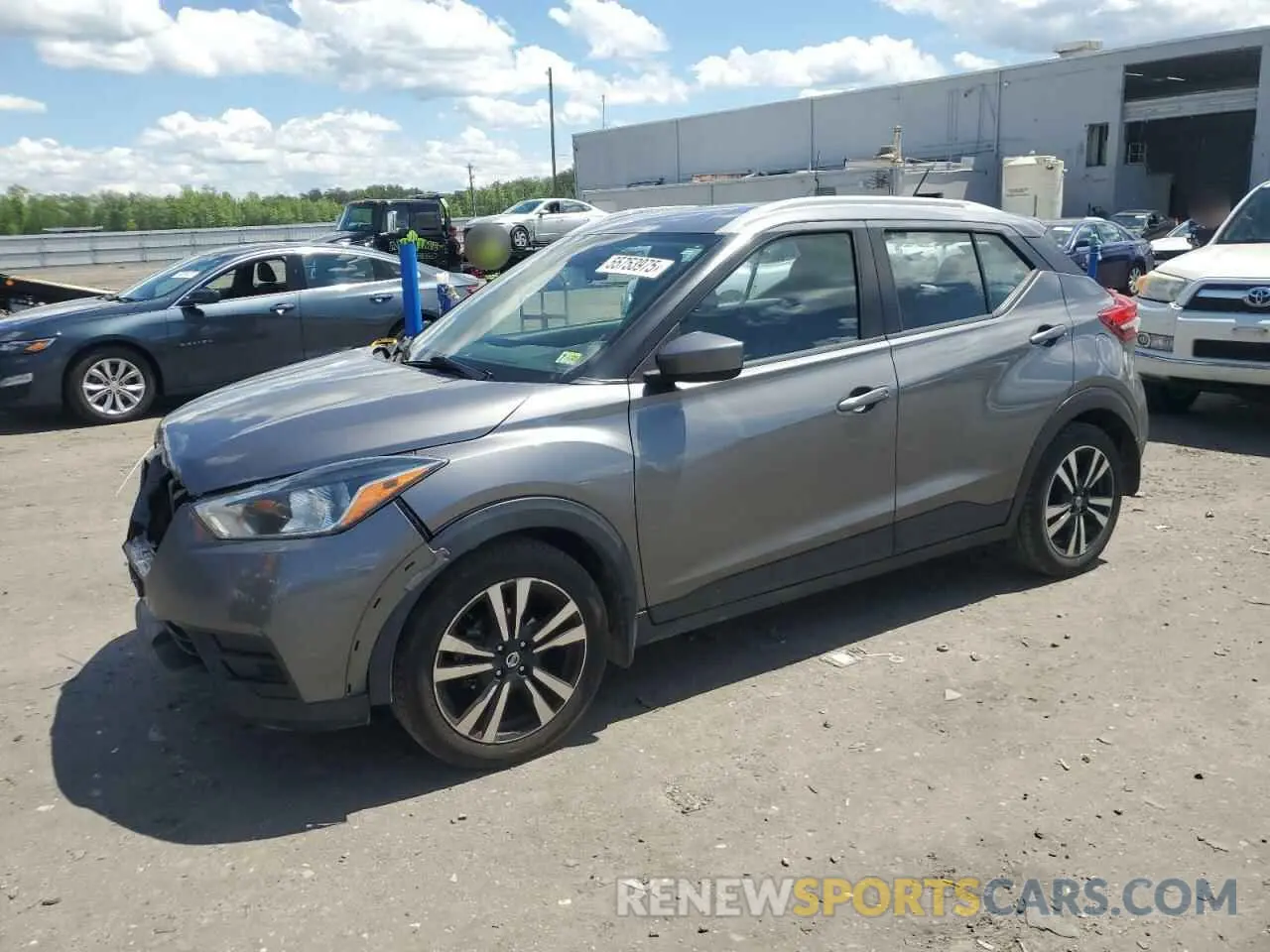1 Photograph of a damaged car 3N1CP5CU1KL492776 NISSAN KICKS 2019