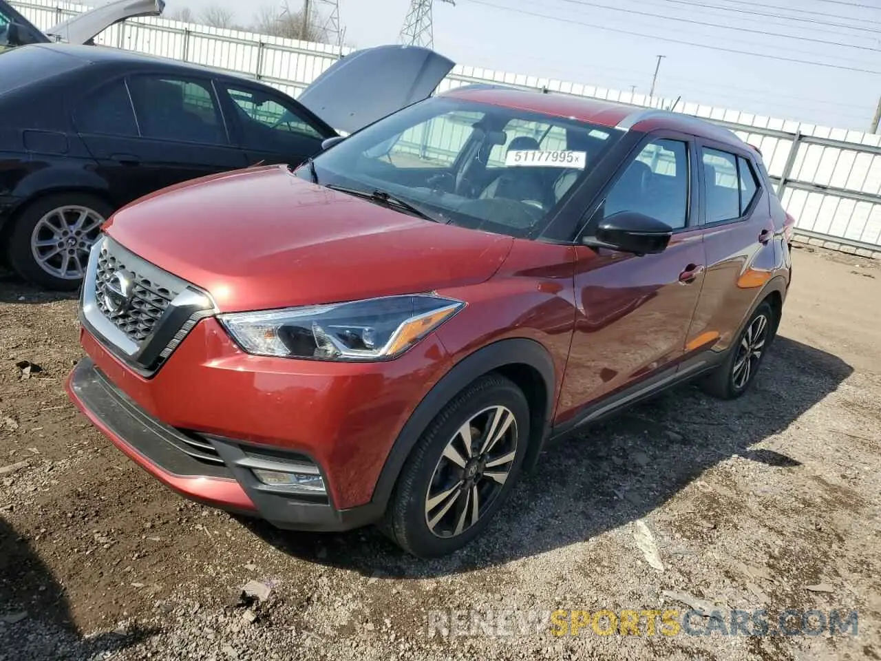 1 Photograph of a damaged car 3N1CP5CU8KL555775 NISSAN KICKS 2019