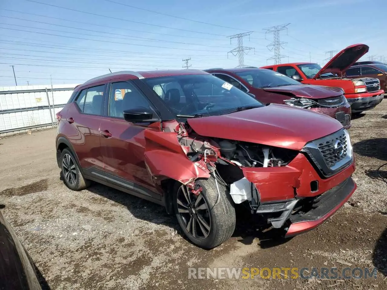 4 Photograph of a damaged car 3N1CP5CU8KL555775 NISSAN KICKS 2019