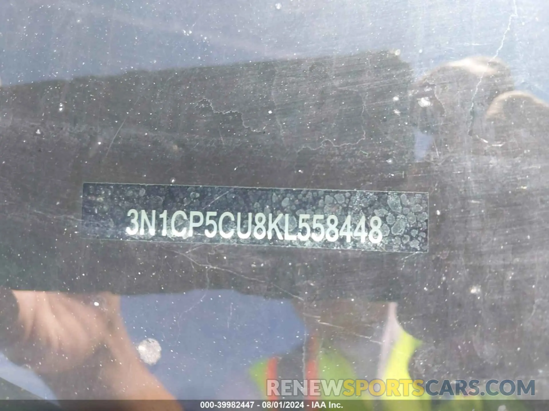 9 Photograph of a damaged car 3N1CP5CU8KL558448 NISSAN KICKS 2019