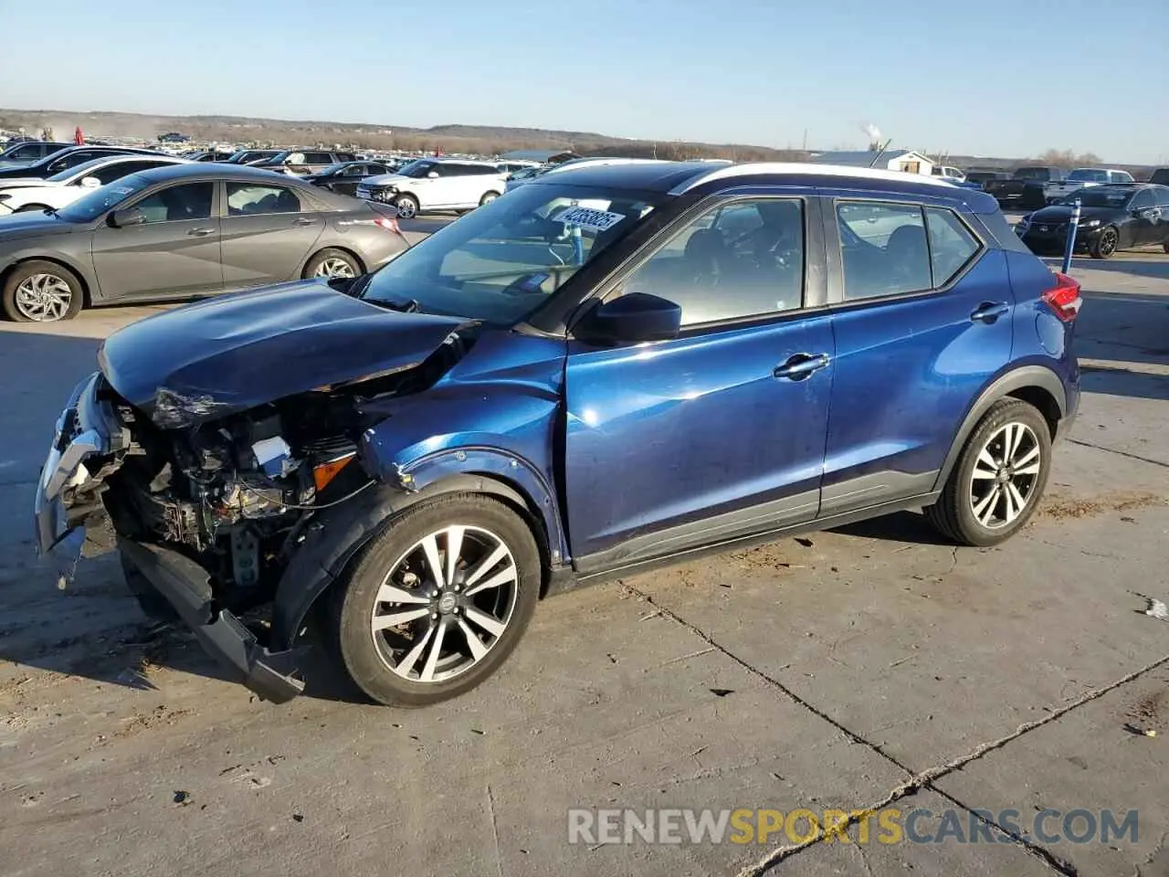 1 Photograph of a damaged car 3N1CP5CUXKL536838 NISSAN KICKS 2019