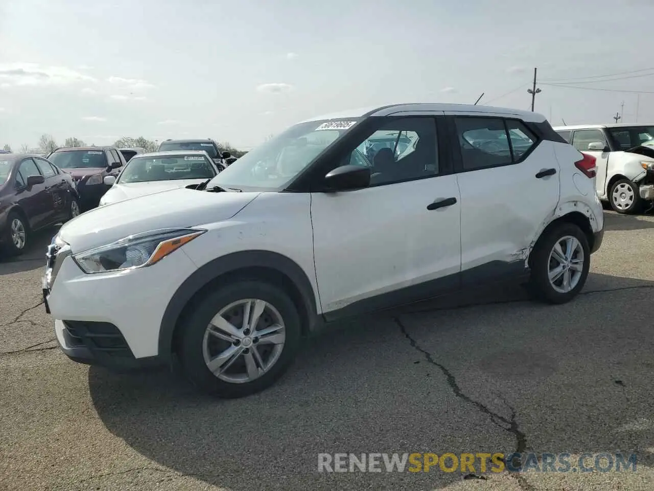1 Photograph of a damaged car 3N1CP5BV4LL482206 NISSAN KICKS 2020