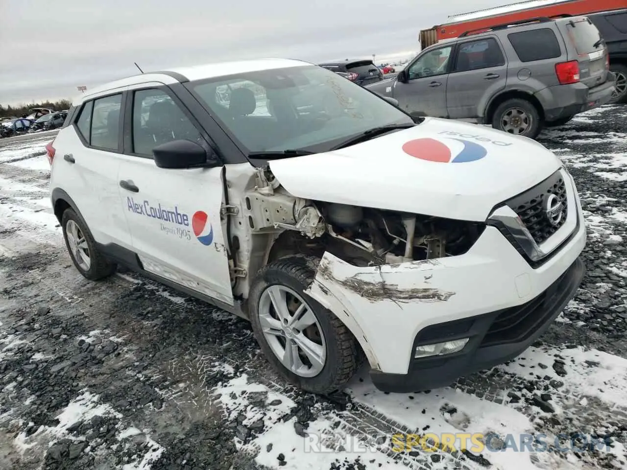 4 Photograph of a damaged car 3N1CP5BVXLL553683 NISSAN KICKS 2020