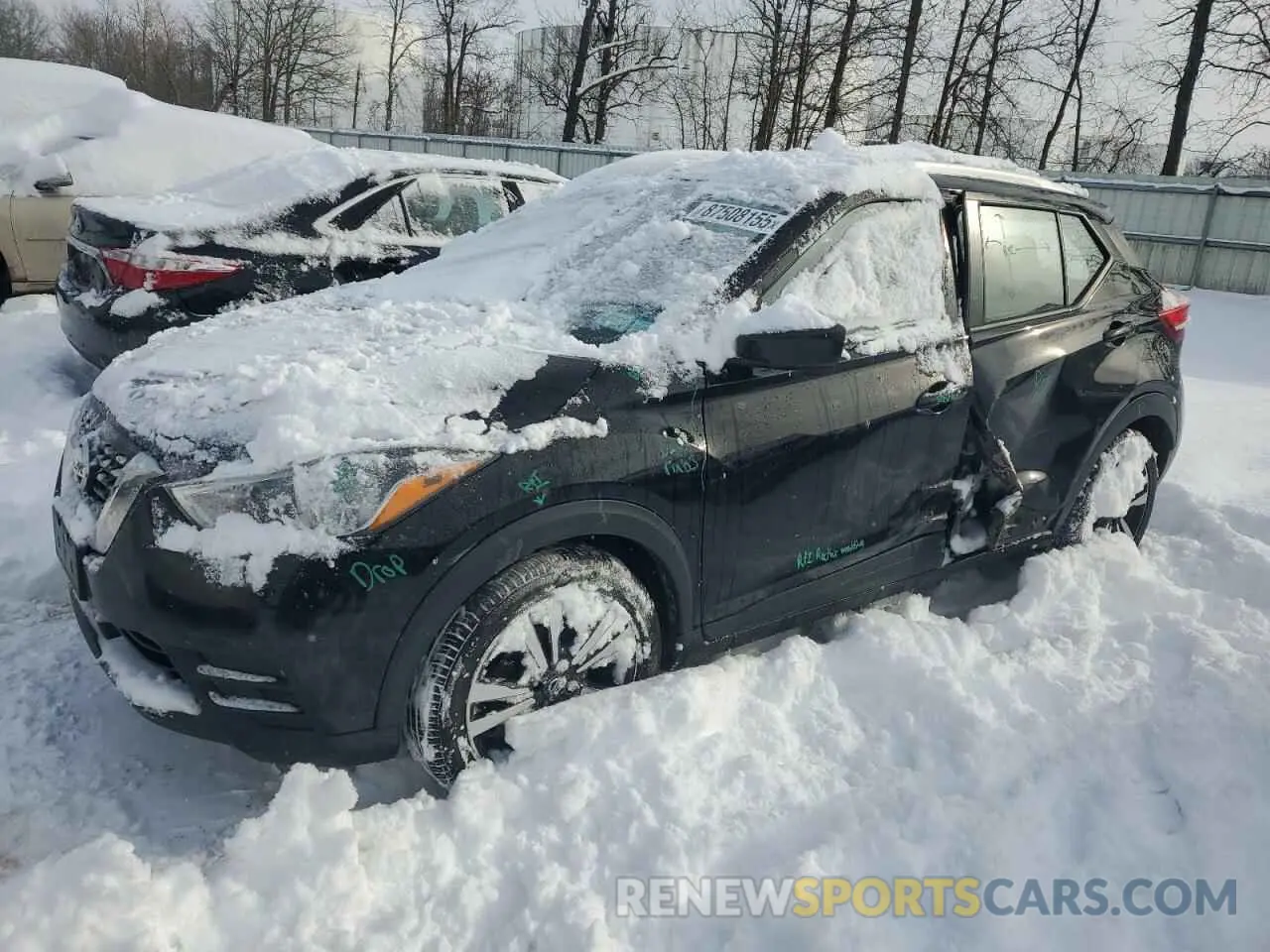 1 Photograph of a damaged car 3N1CP5CV3LL517977 NISSAN KICKS 2020