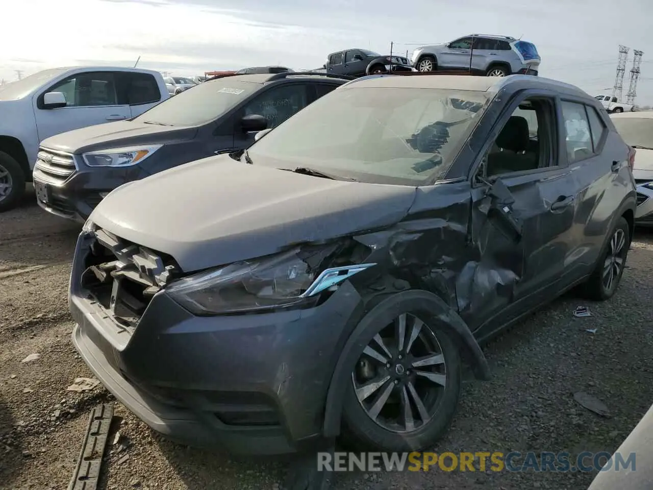 1 Photograph of a damaged car 3N1CP5CV3LL550168 NISSAN KICKS 2020