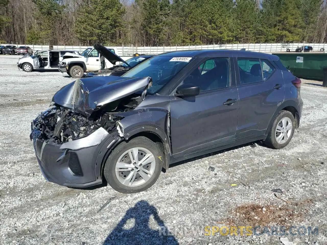 1 Photograph of a damaged car 3N1CP5BV0ML519303 NISSAN KICKS 2021