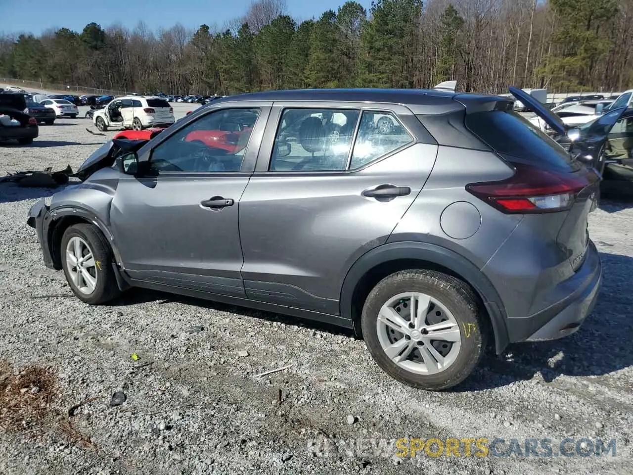 2 Photograph of a damaged car 3N1CP5BV0ML519303 NISSAN KICKS 2021