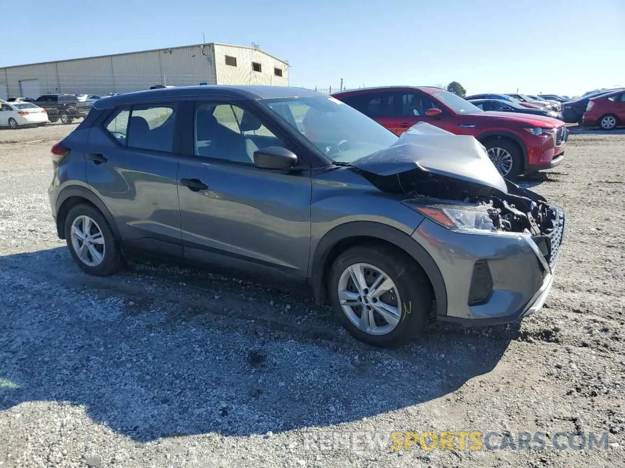 4 Photograph of a damaged car 3N1CP5BV0ML519303 NISSAN KICKS 2021