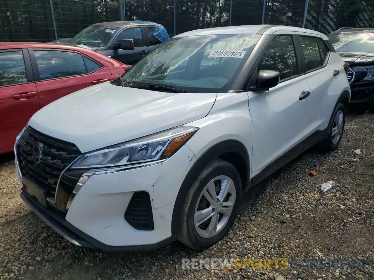 1 Photograph of a damaged car 3N1CP5BV0ML547747 NISSAN KICKS 2021