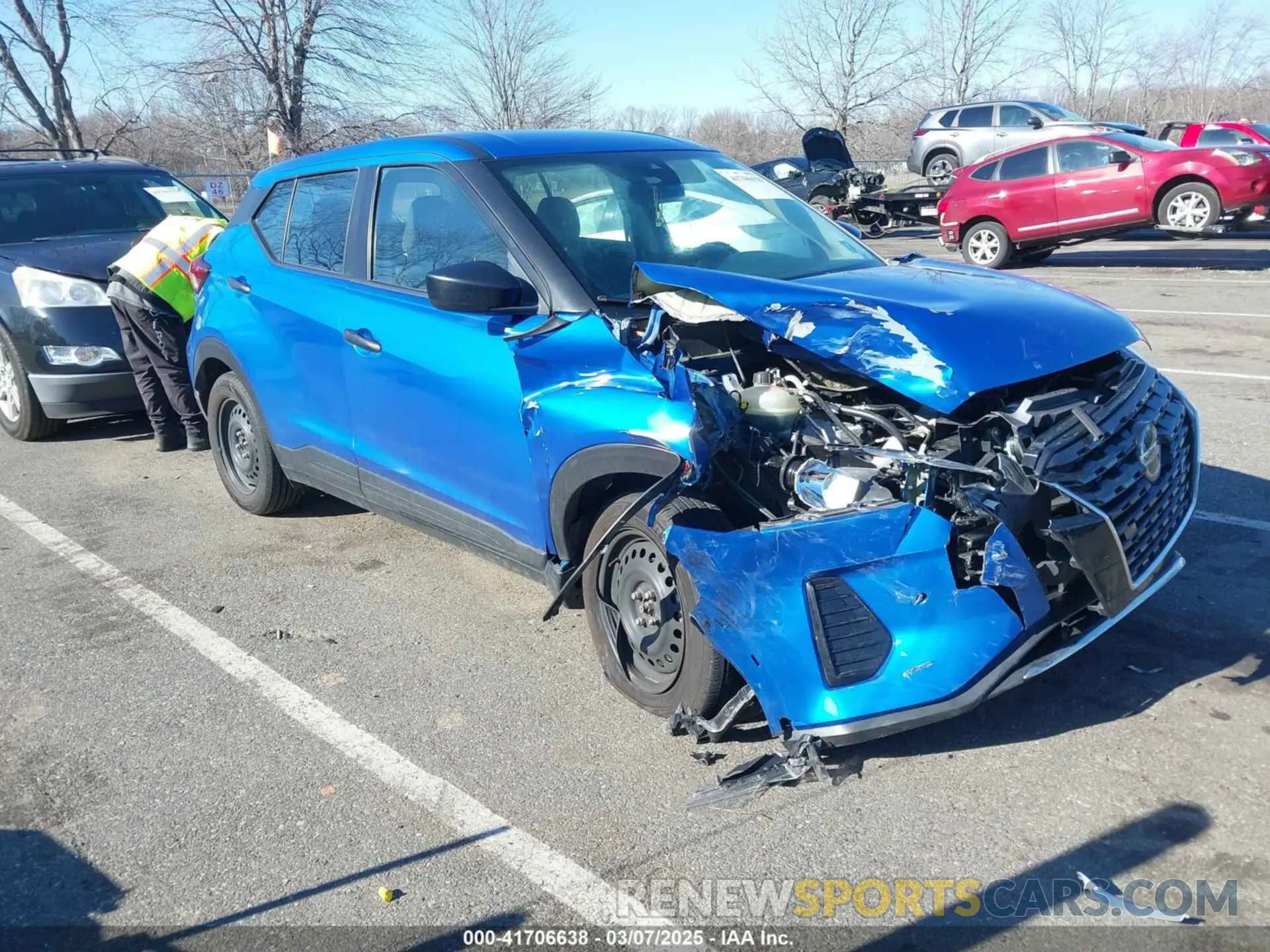 1 Фотография поврежденного автомобиля 3N1CP5BV1ML505393 NISSAN KICKS 2021