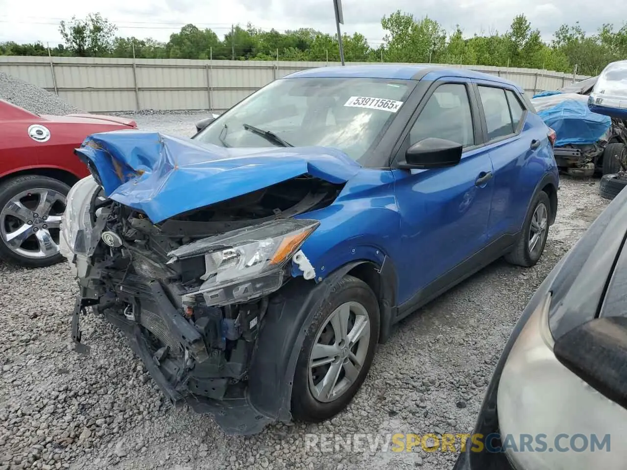 1 Photograph of a damaged car 3N1CP5BV5ML515327 NISSAN KICKS 2021