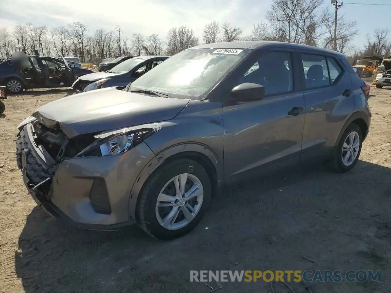 1 Photograph of a damaged car 3N1CP5BV8ML523079 NISSAN KICKS 2021