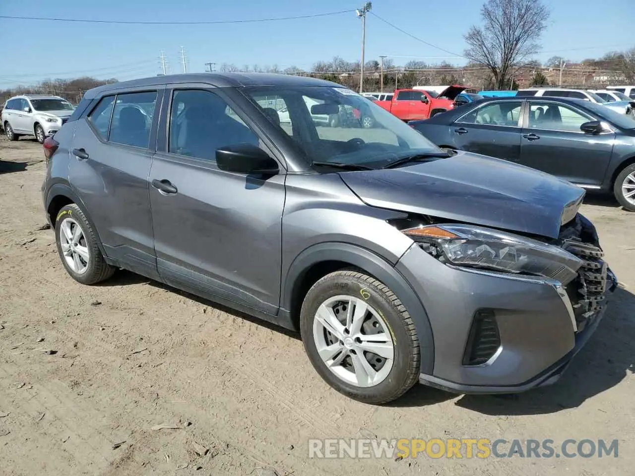 4 Photograph of a damaged car 3N1CP5BV8ML523079 NISSAN KICKS 2021