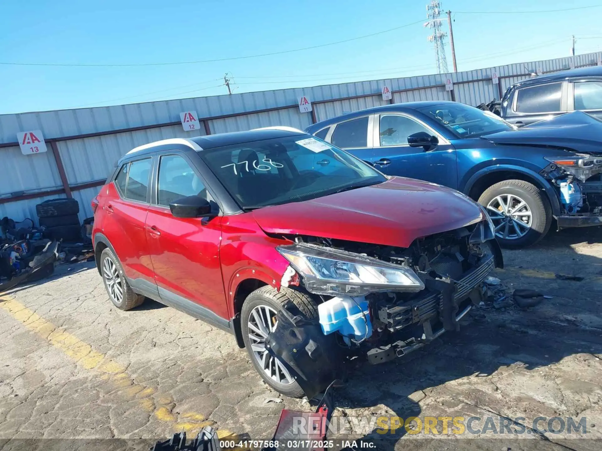 1 Photograph of a damaged car 3N1CP5CV5ML487768 NISSAN KICKS 2021
