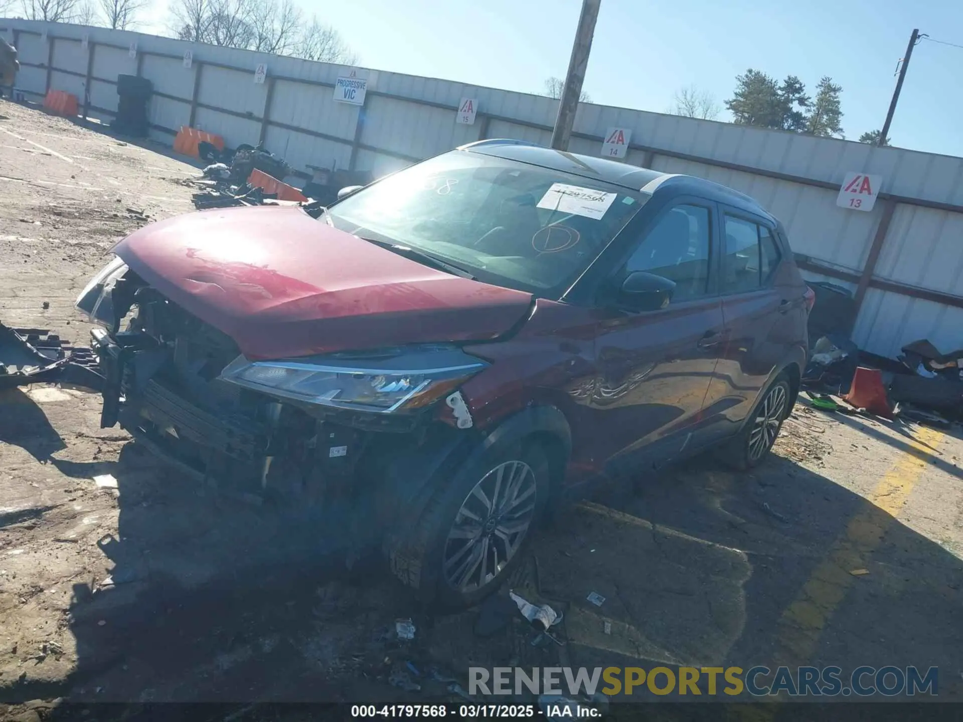 2 Photograph of a damaged car 3N1CP5CV5ML487768 NISSAN KICKS 2021