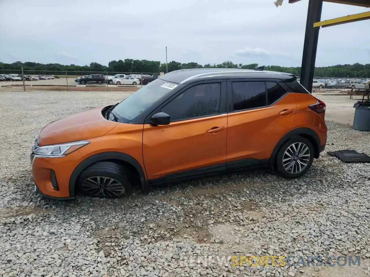 1 Photograph of a damaged car 3N1CP5CV5ML551226 NISSAN KICKS 2021