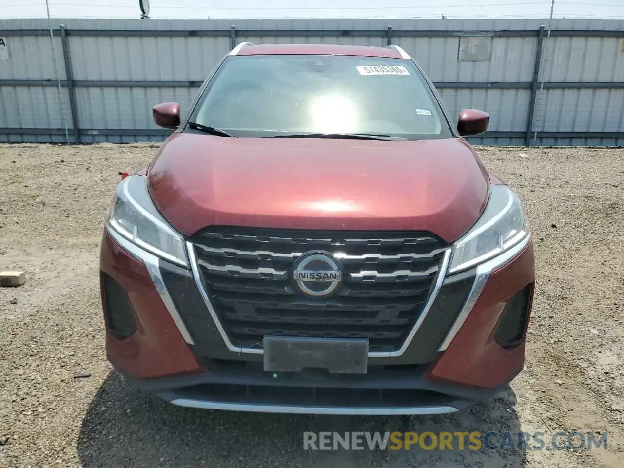 5 Photograph of a damaged car 3N1CP5CV7ML523931 NISSAN KICKS 2021
