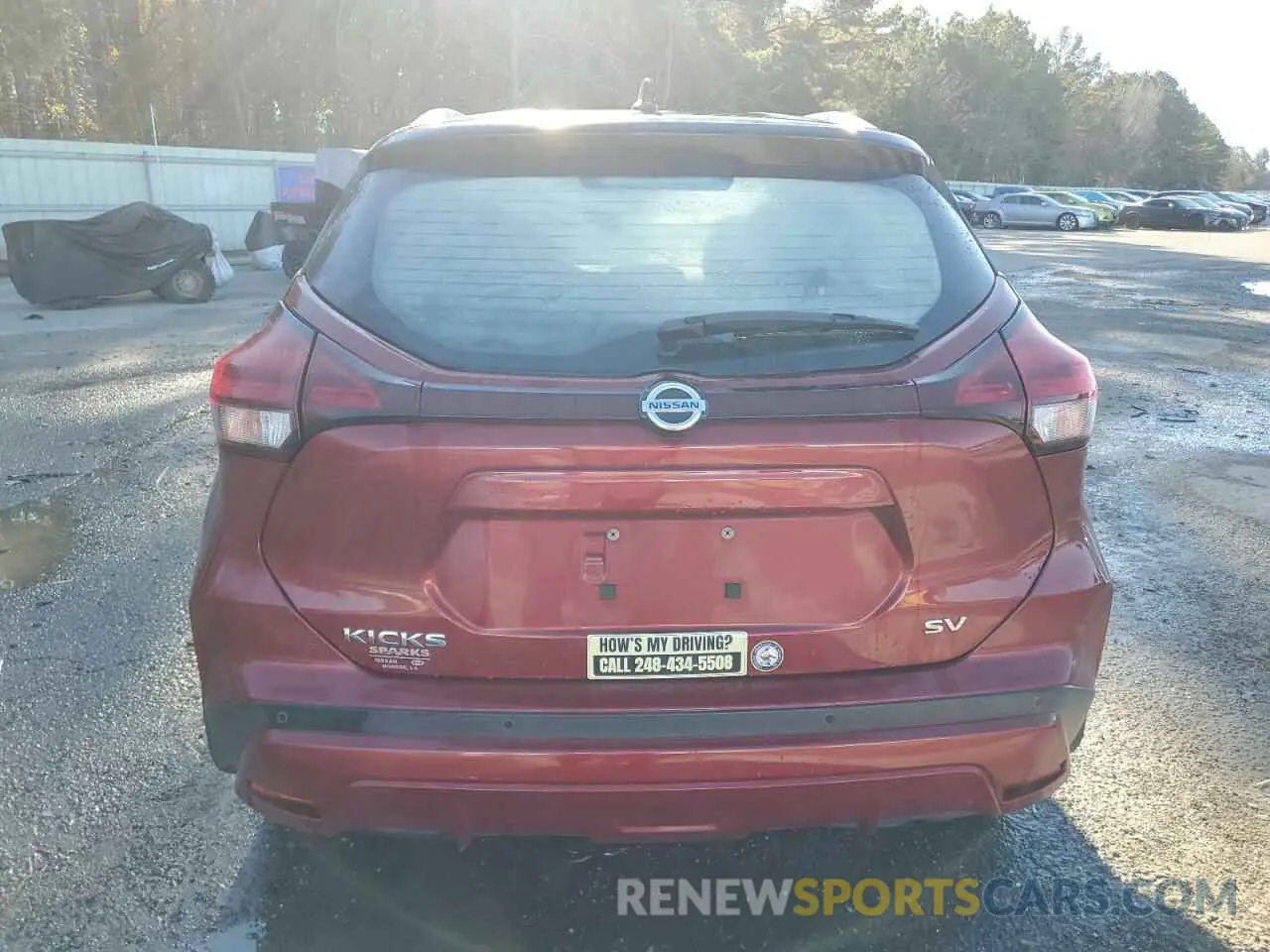 6 Photograph of a damaged car 3N1CP5CV8ML494505 NISSAN KICKS 2021