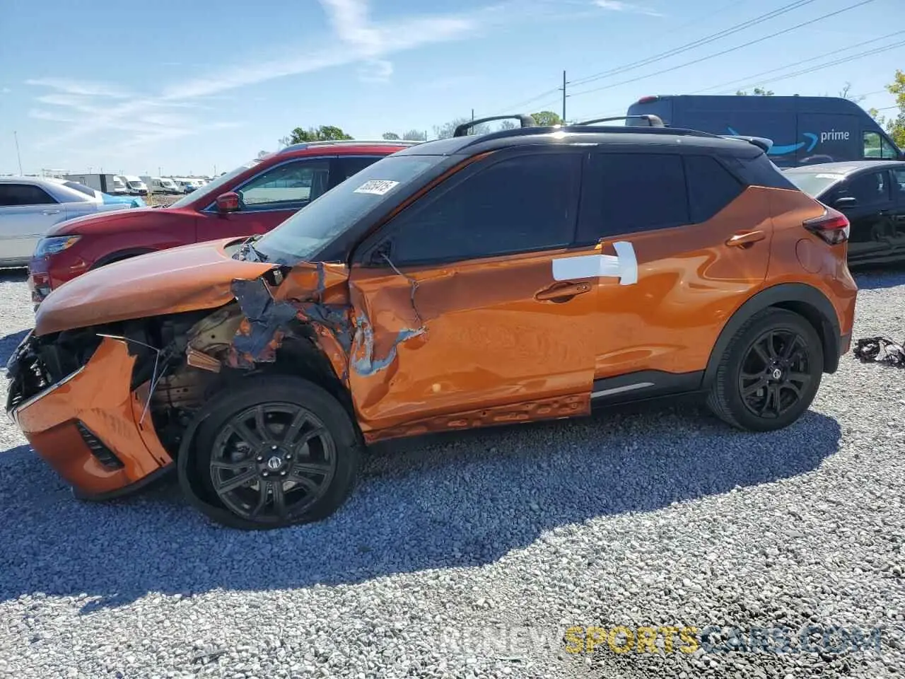 1 Photograph of a damaged car 3N1CP5DV1ML523115 NISSAN KICKS 2021