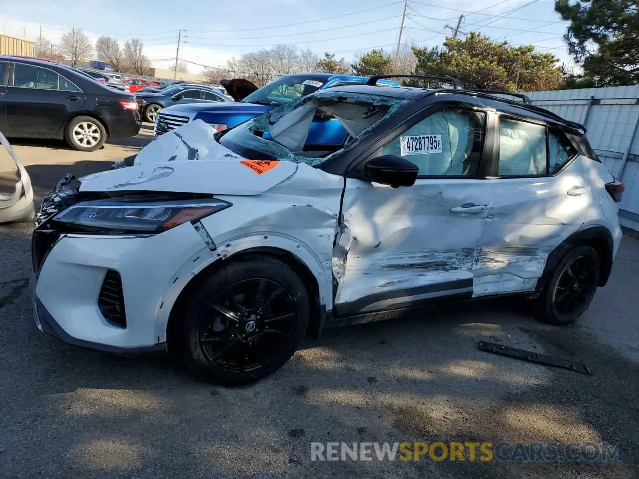 1 Photograph of a damaged car 3N1CP5DV7ML499905 NISSAN KICKS 2021