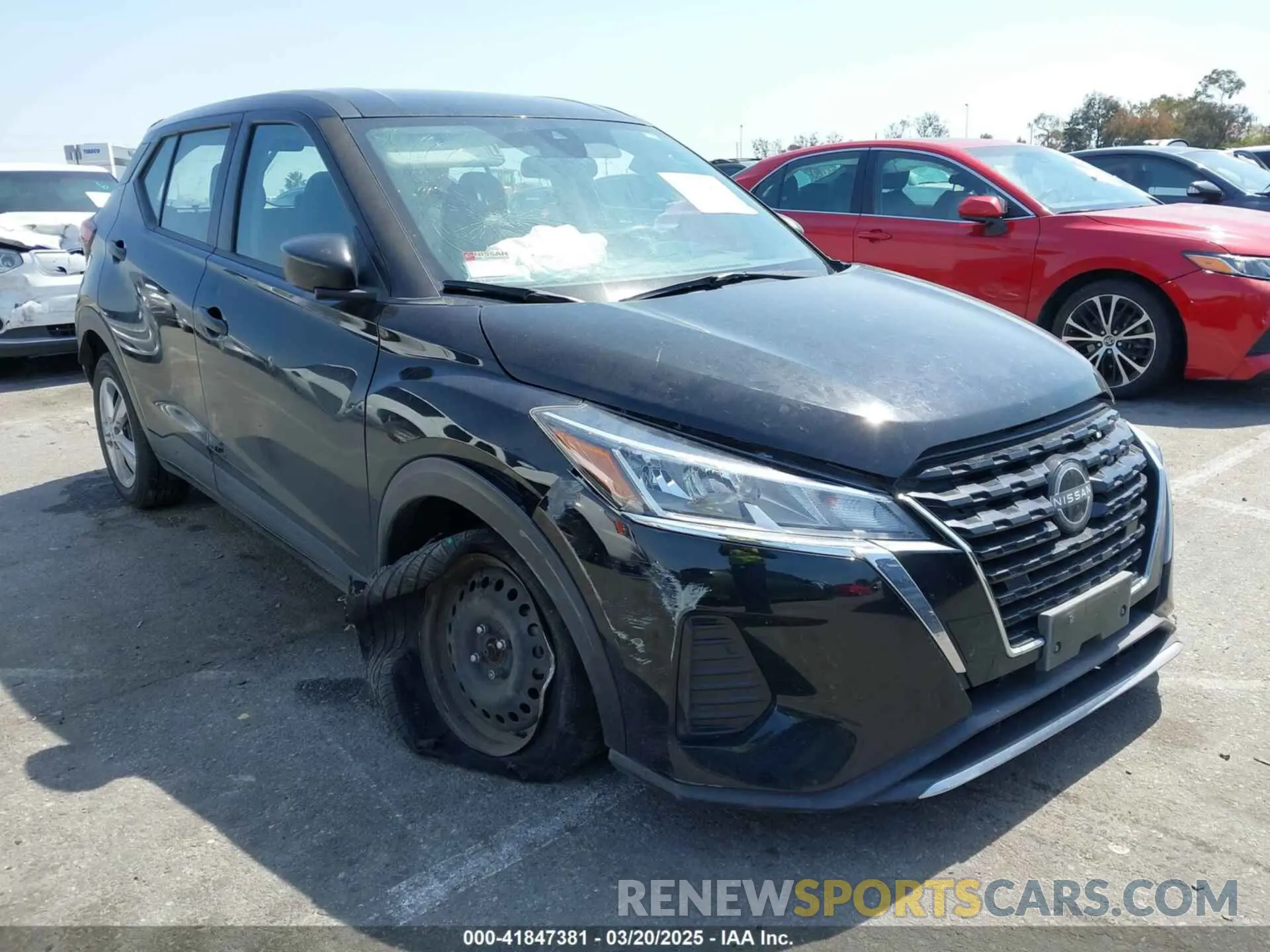 1 Photograph of a damaged car 3N1CP5BV0NL507251 NISSAN KICKS 2022